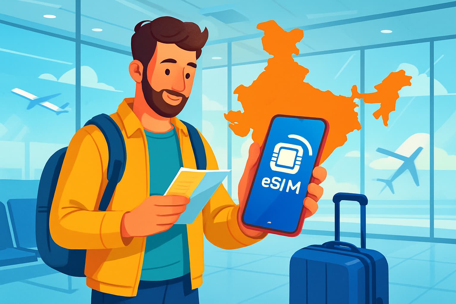Hero afbeelding voor Beste eSIM voor India: welke eSIM past bij jouw reis?