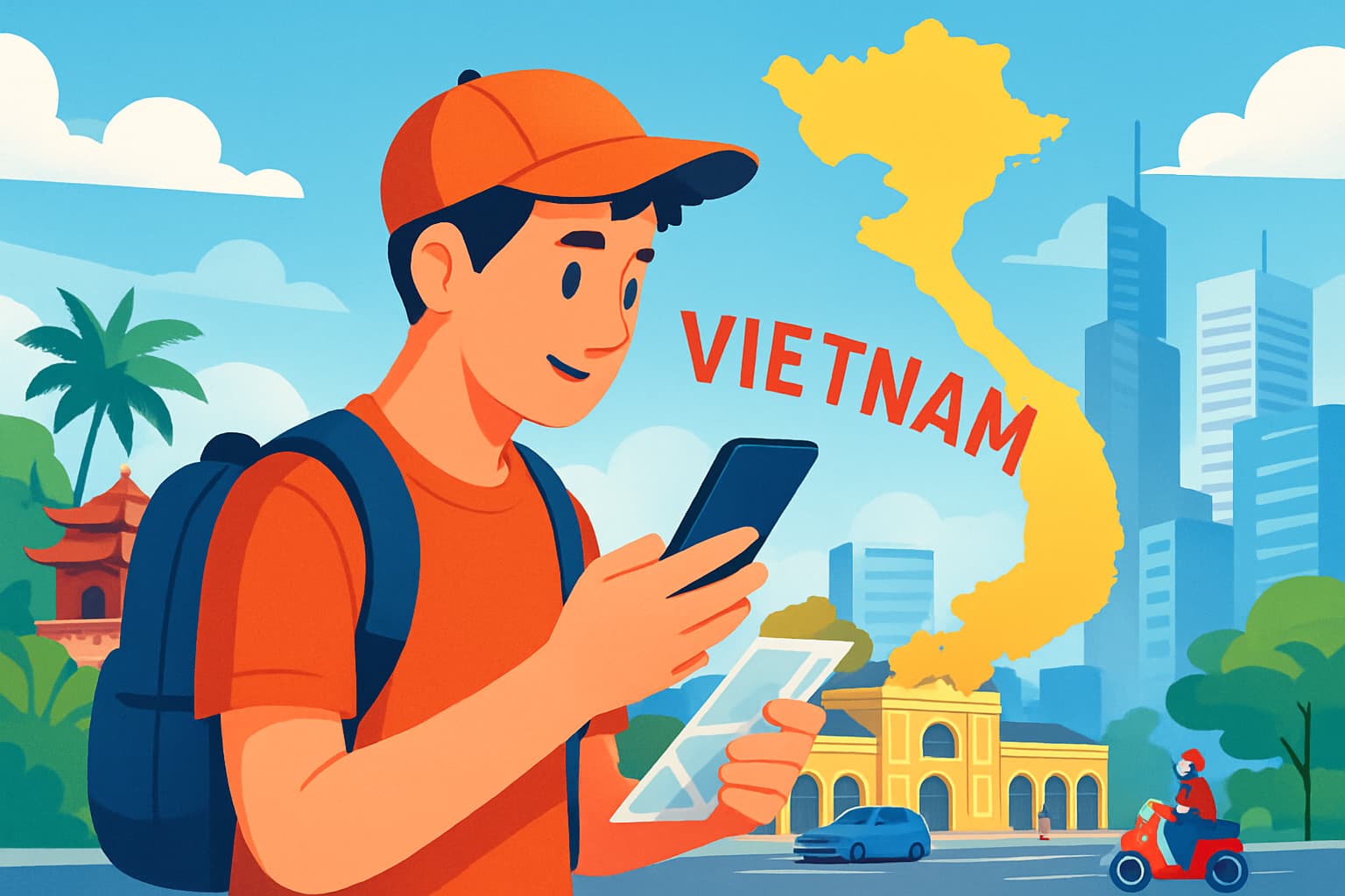 Hero afbeelding voor Beste eSIM voor Vietnam: kiezen, kopen en installeren